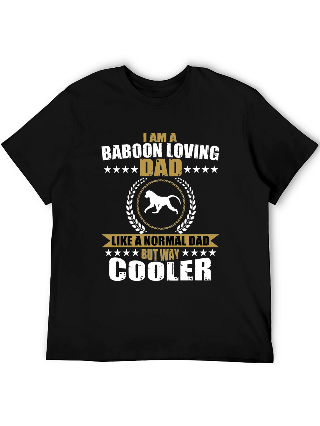 Baboon Loving Dad T-Shirt - Cool Dad Edition