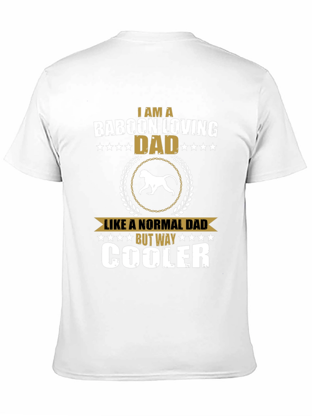 Baboon Loving Dad T-Shirt - Cool Dad Edition