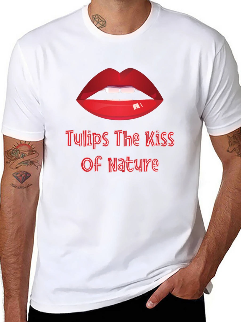 Tulips The Kiss Of Nature Graphic Tee