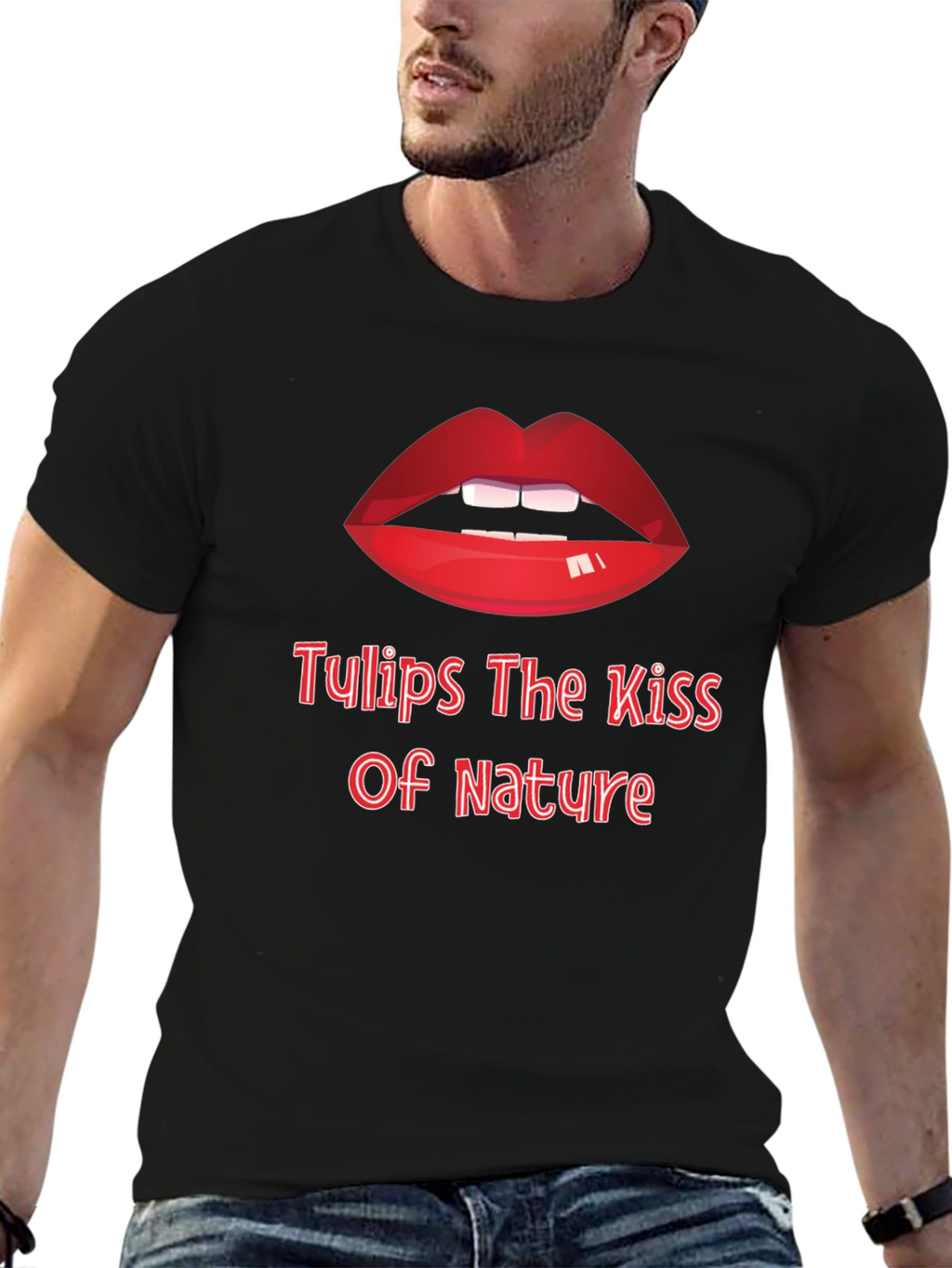 Tulips The Kiss Of Nature Graphic Tee