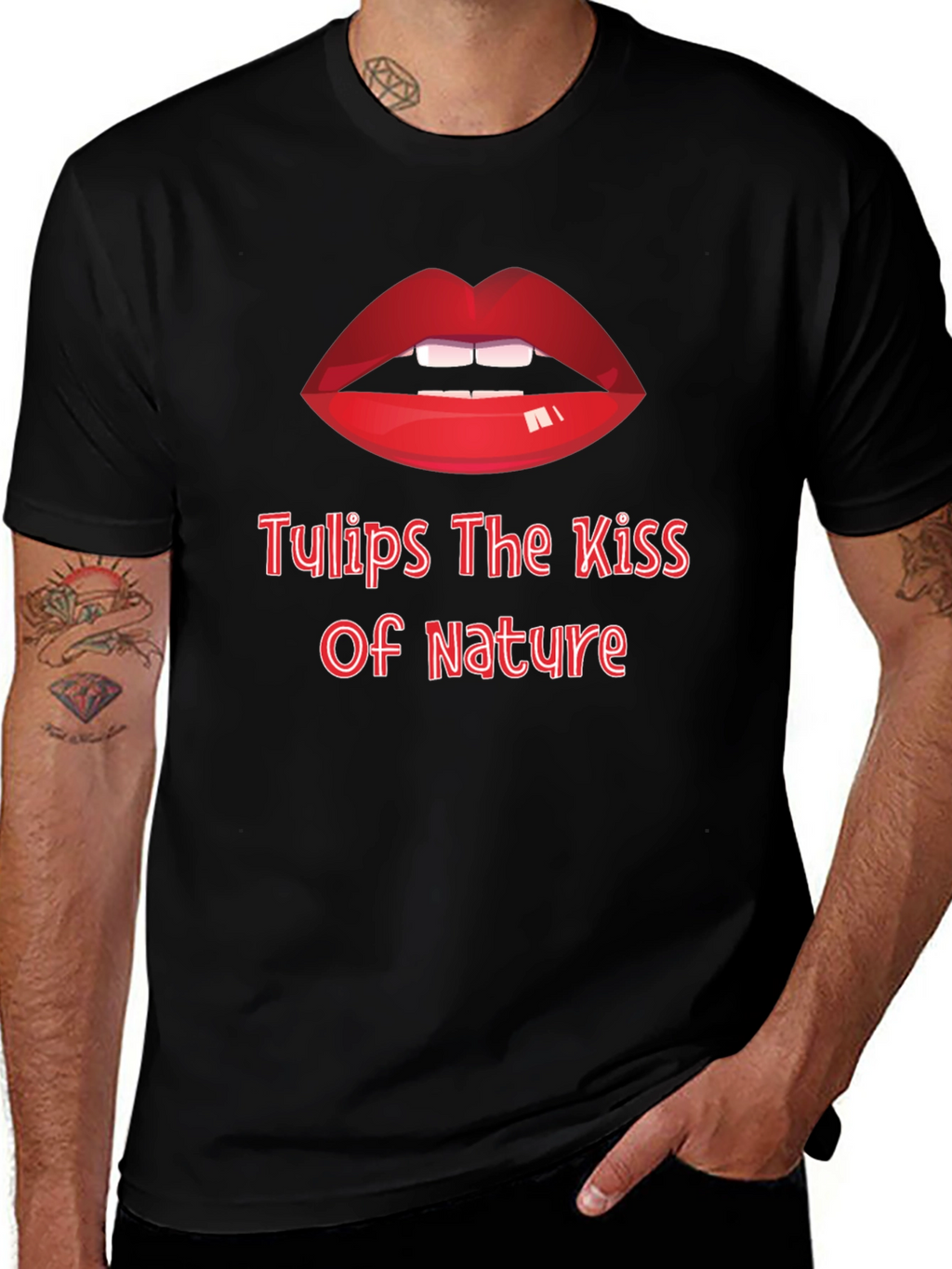 Tulips The Kiss Of Nature Graphic Tee