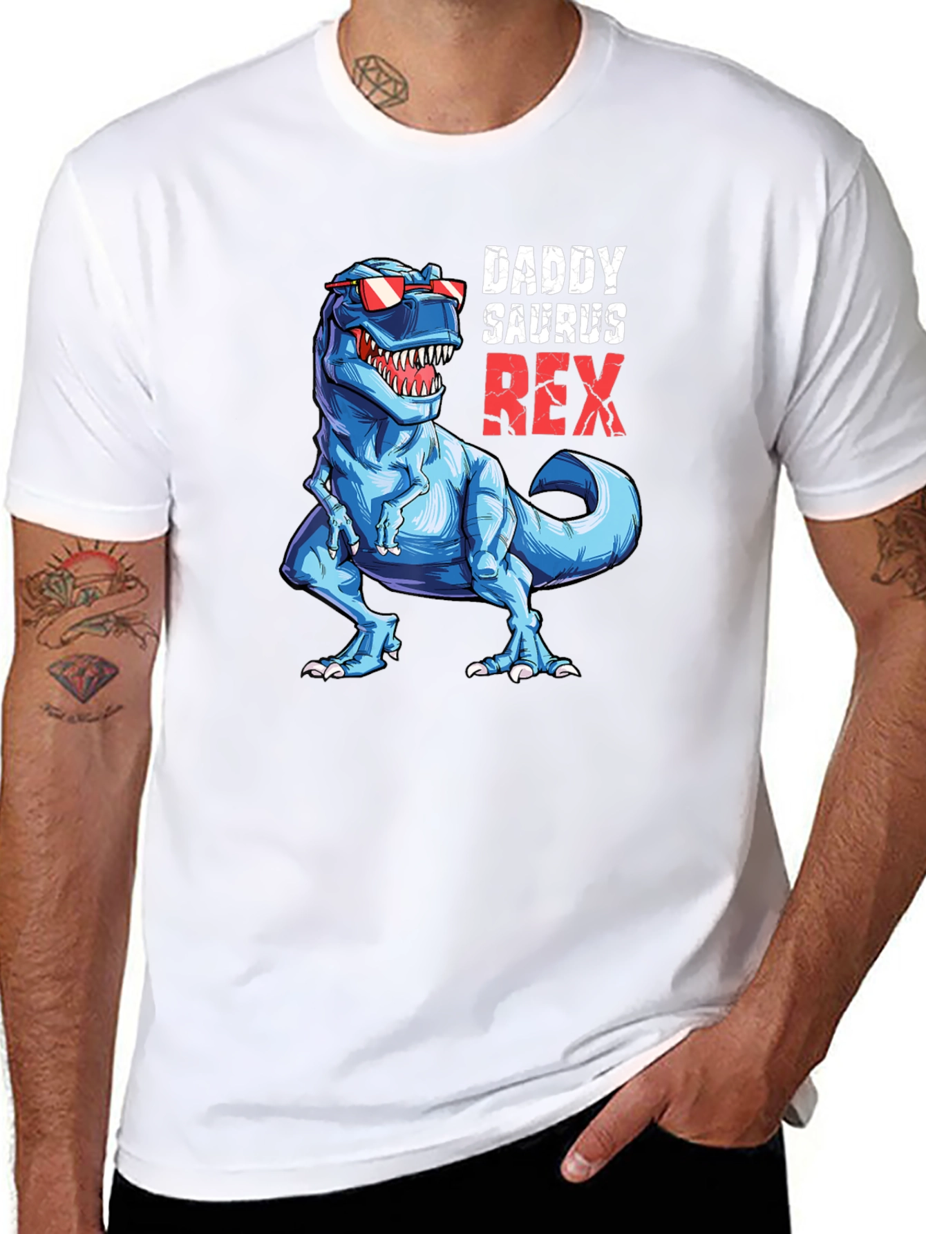 Daddy Saurus Rex T-Shirt