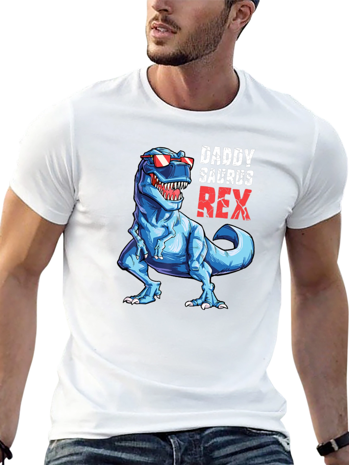 Daddy Saurus Rex T-Shirt