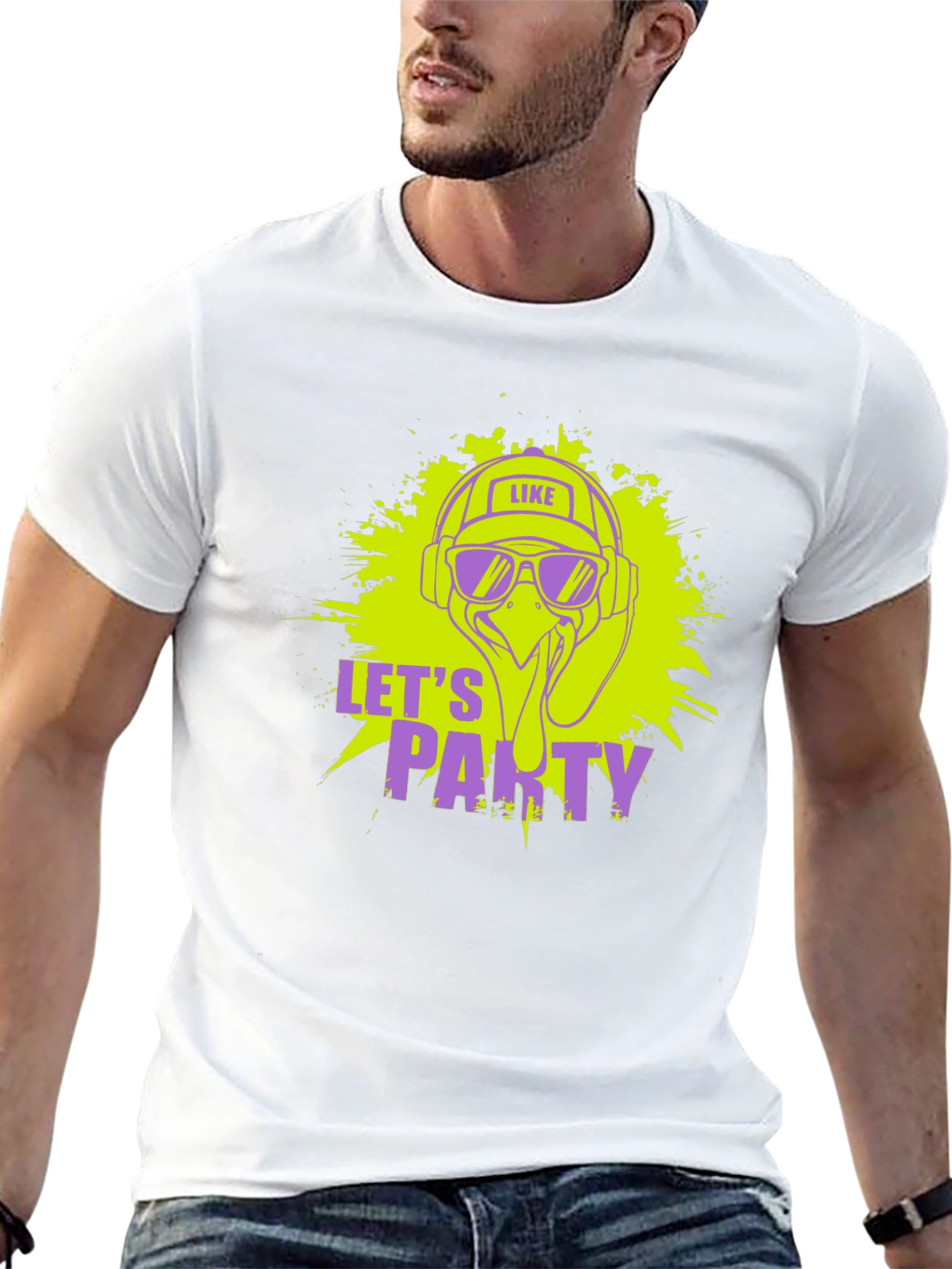 Lets Party Tee - DJ Turkey Graphic T-Shirt