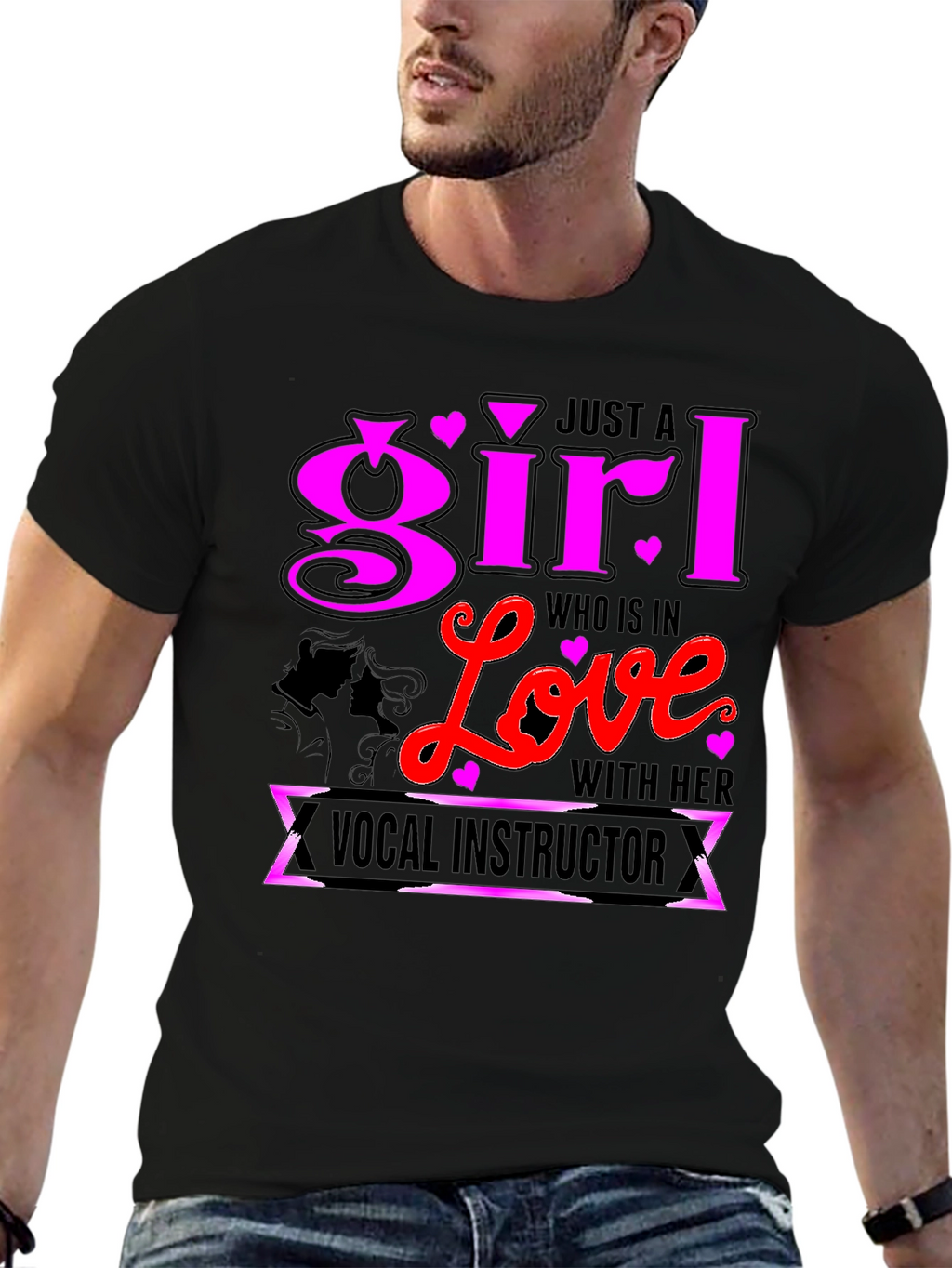 Girl in Love with Vocal Instructor Graphic T-Shirt