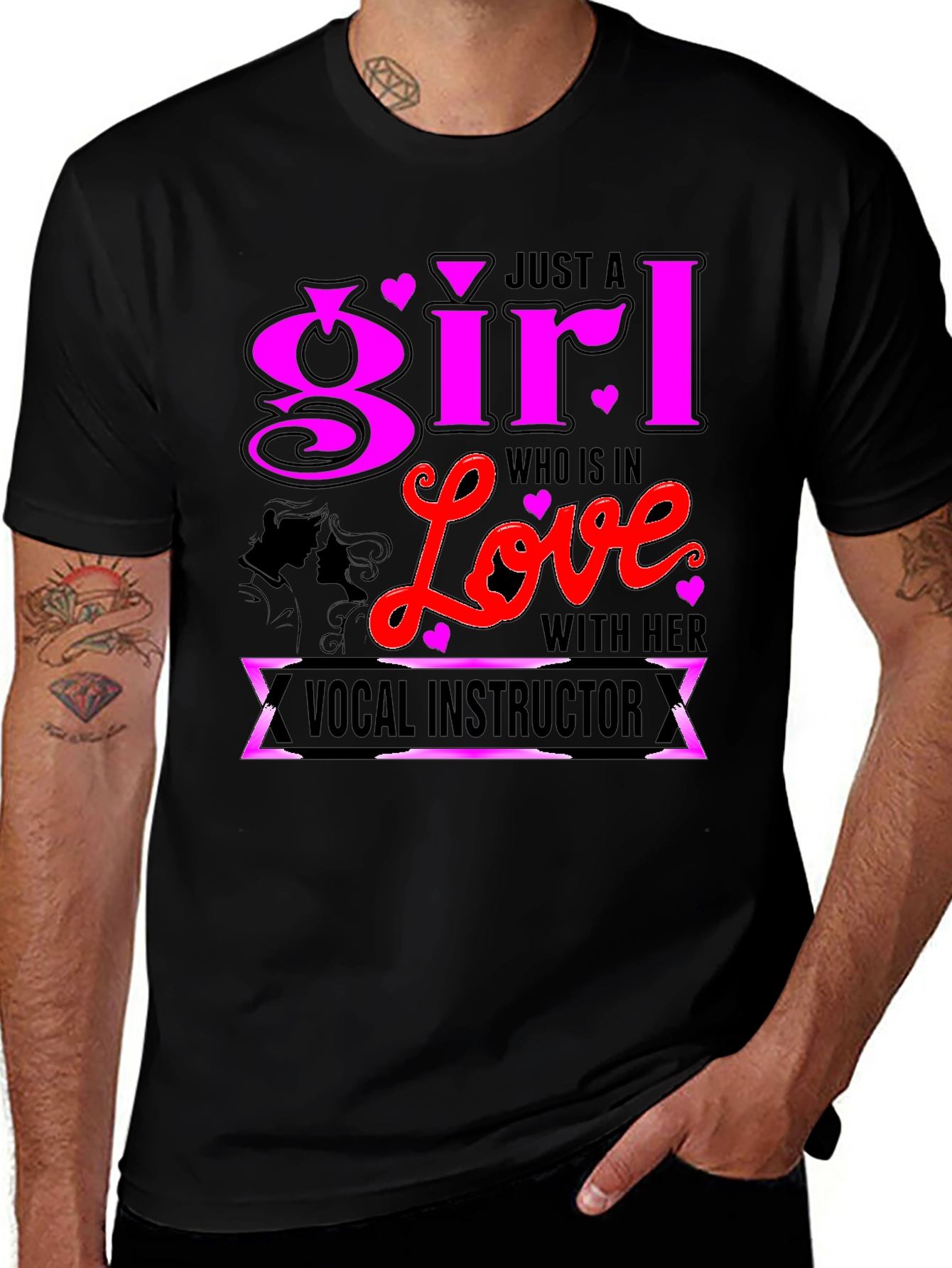 Girl in Love with Vocal Instructor Graphic T-Shirt