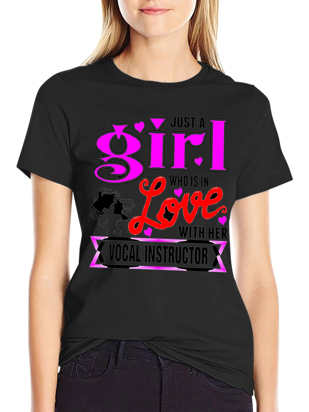 Girl in Love with Vocal Instructor Graphic T-Shirt