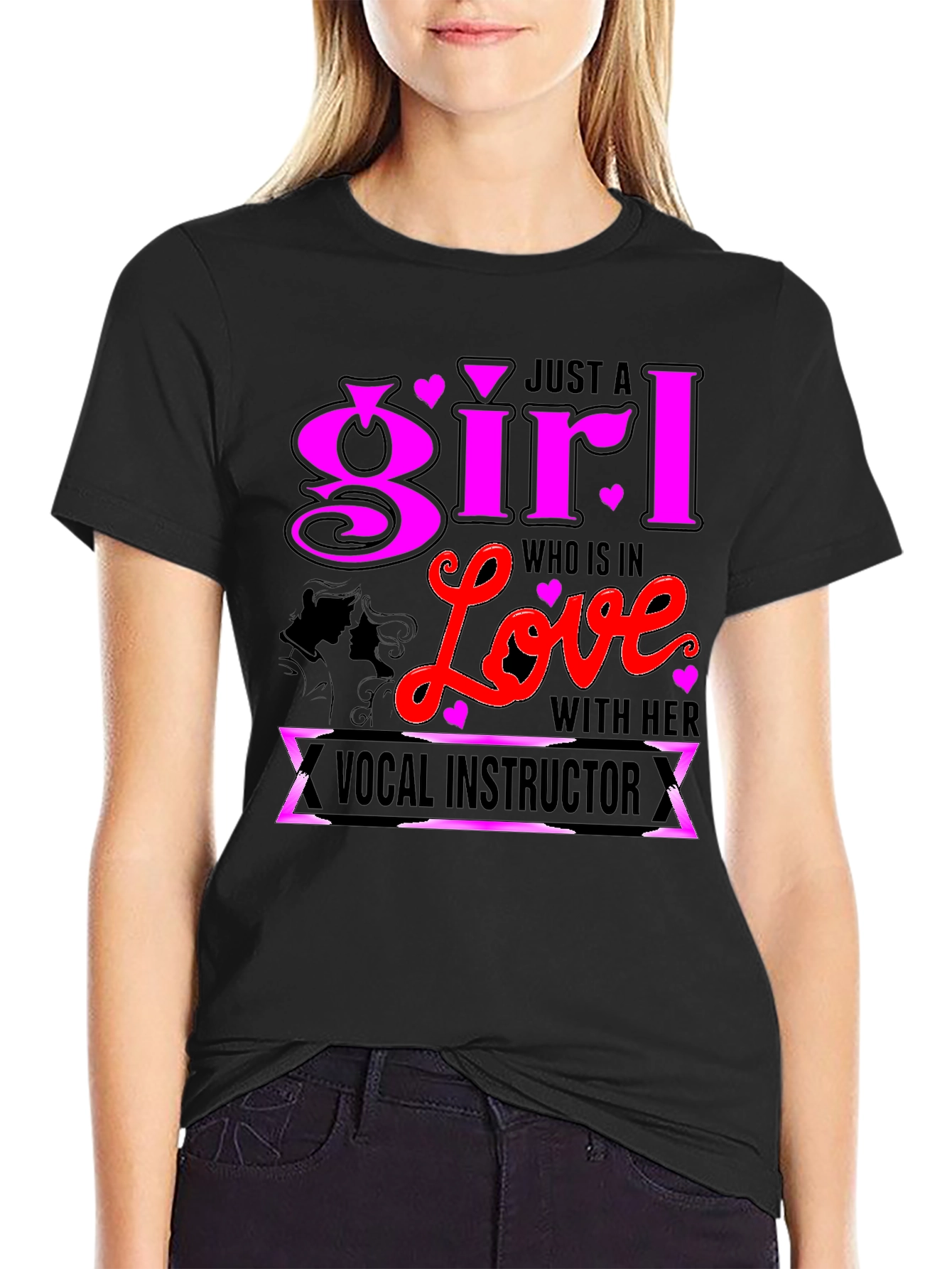 Girl in Love with Vocal Instructor Graphic T-Shirt