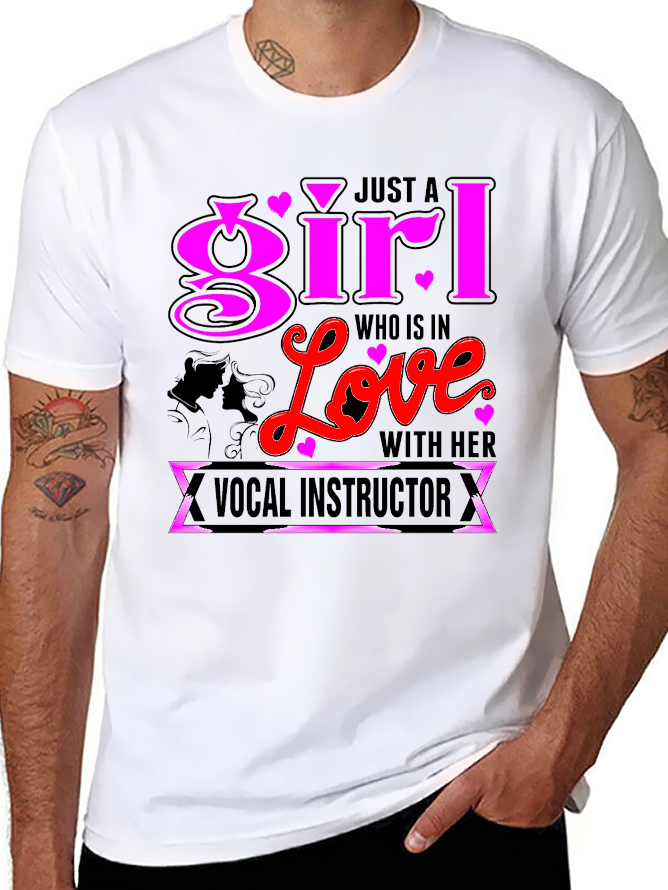Girl in Love with Vocal Instructor Graphic T-Shirt