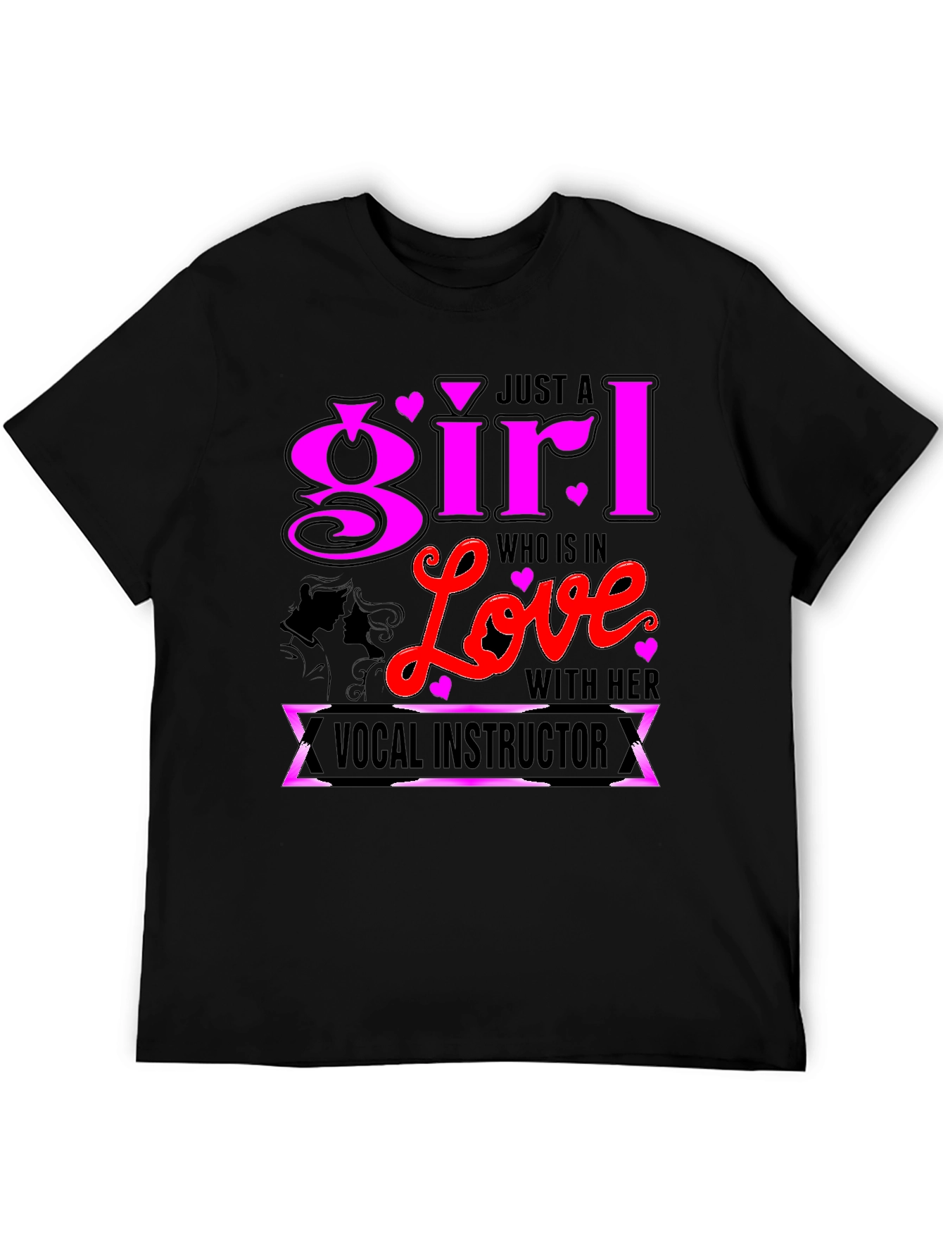 Girl in Love with Vocal Instructor Graphic T-Shirt