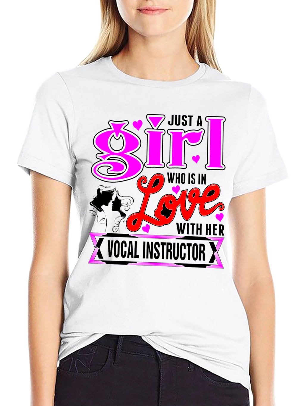 Girl in Love with Vocal Instructor Graphic T-Shirt