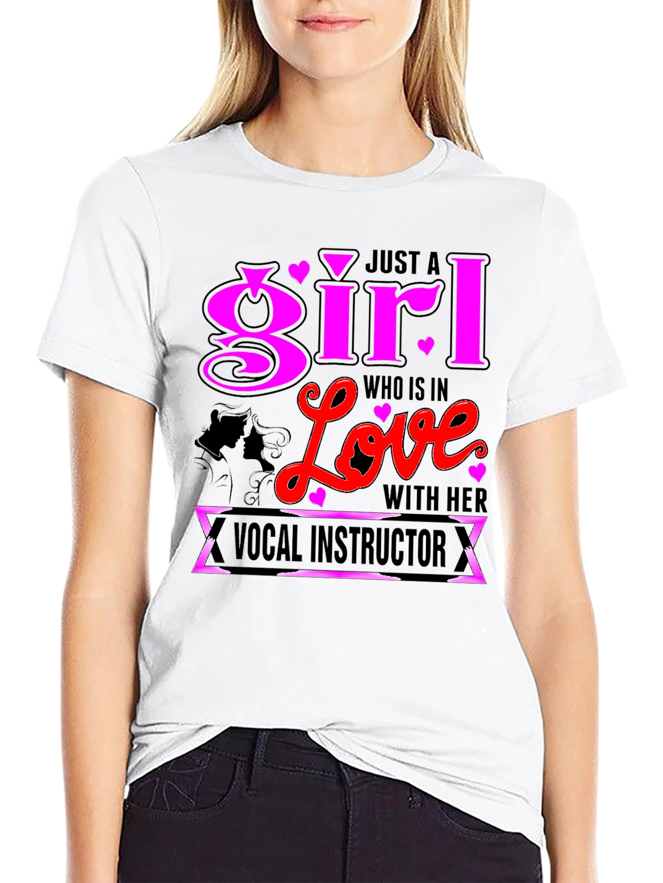 Girl in Love with Vocal Instructor Graphic T-Shirt