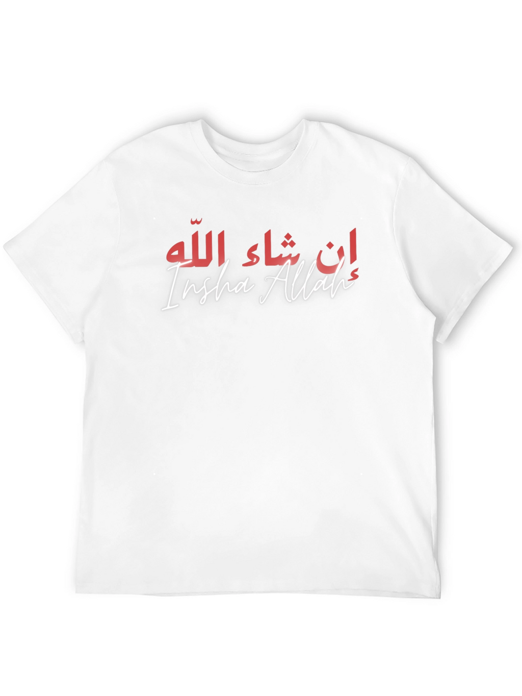 Insha Allah T-Shirt - Black Cotton Blend