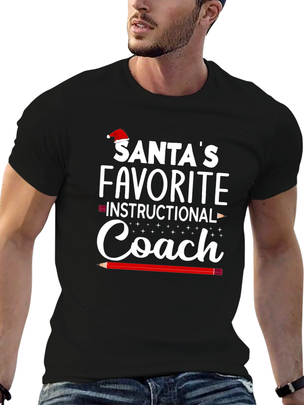 Santas Favorite Instructional Coach T-Shirt