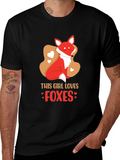 This Girl Loves Foxes T-Shirt
