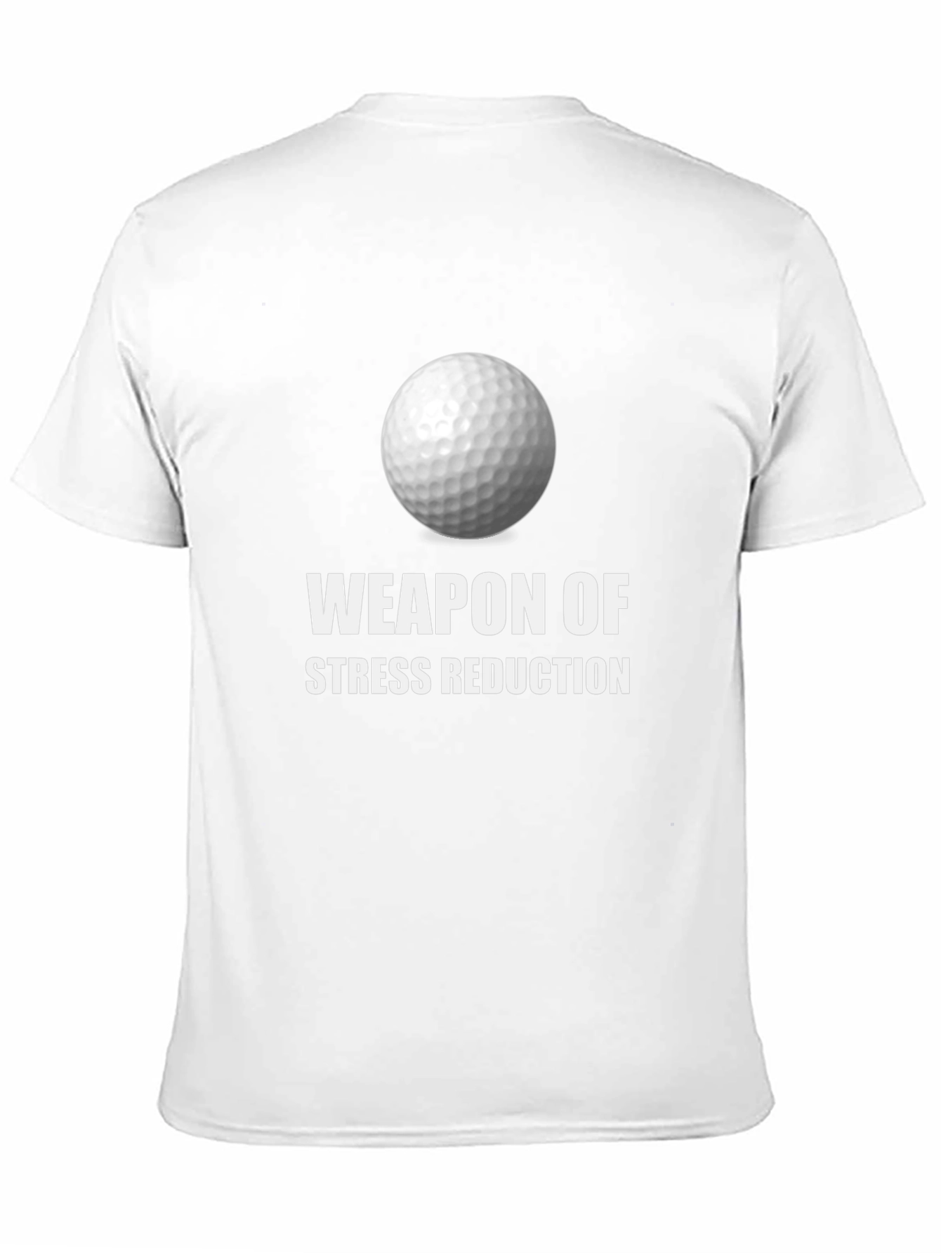 Weapon of Stress Reduction Golf T-Shirt