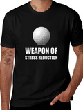 Weapon of Stress Reduction Golf T-Shirt