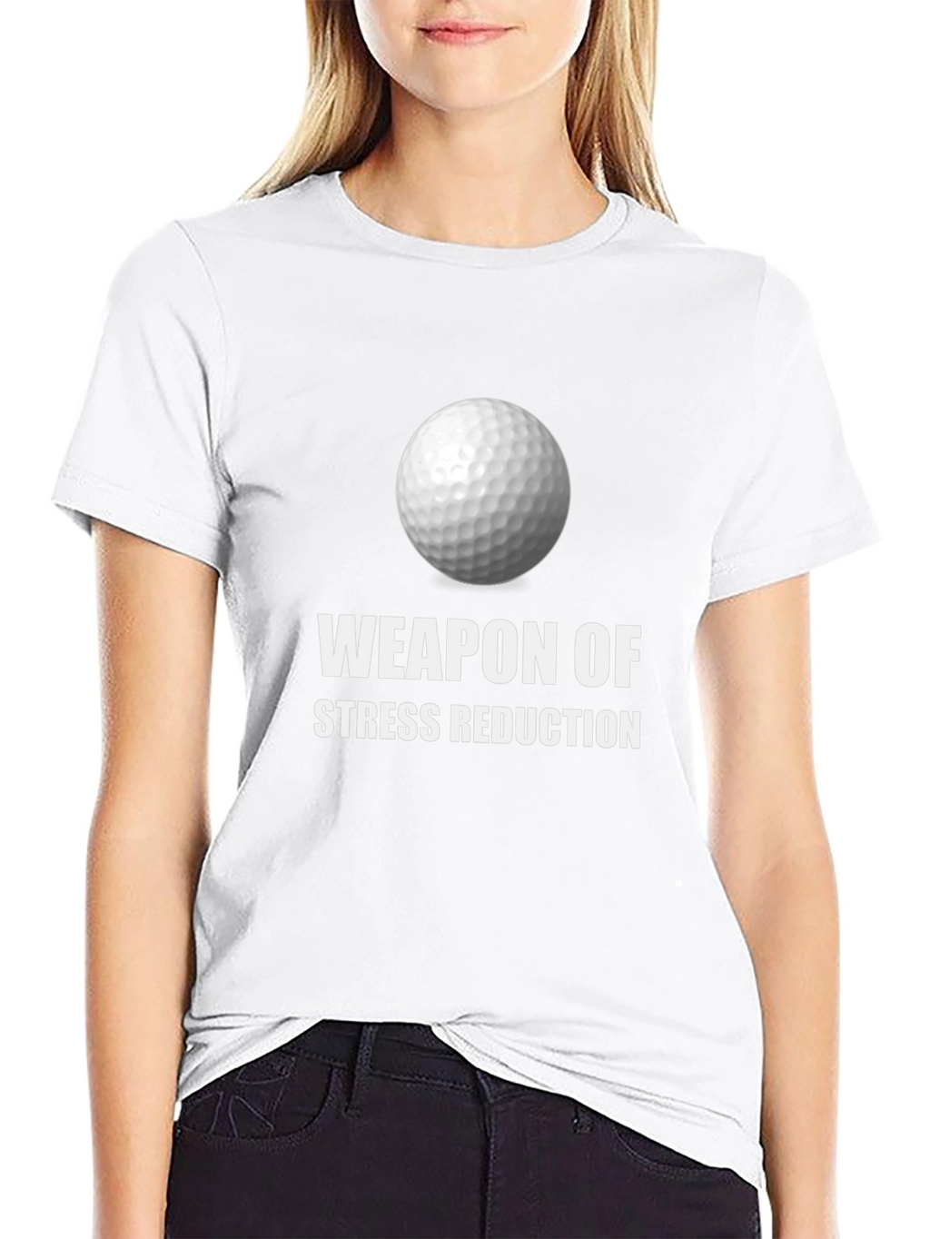 Weapon of Stress Reduction Golf T-Shirt