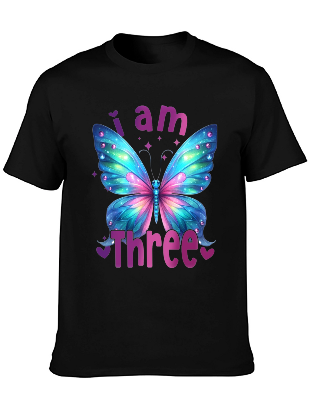 Butterfly 3rd Birthday T-Shirt