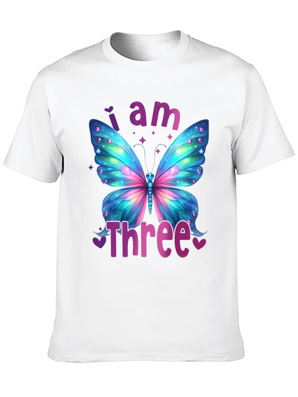 Butterfly 3rd Birthday T-Shirt