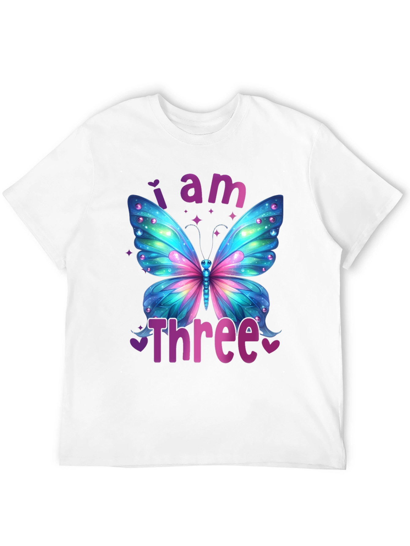 Butterfly 3rd Birthday T-Shirt