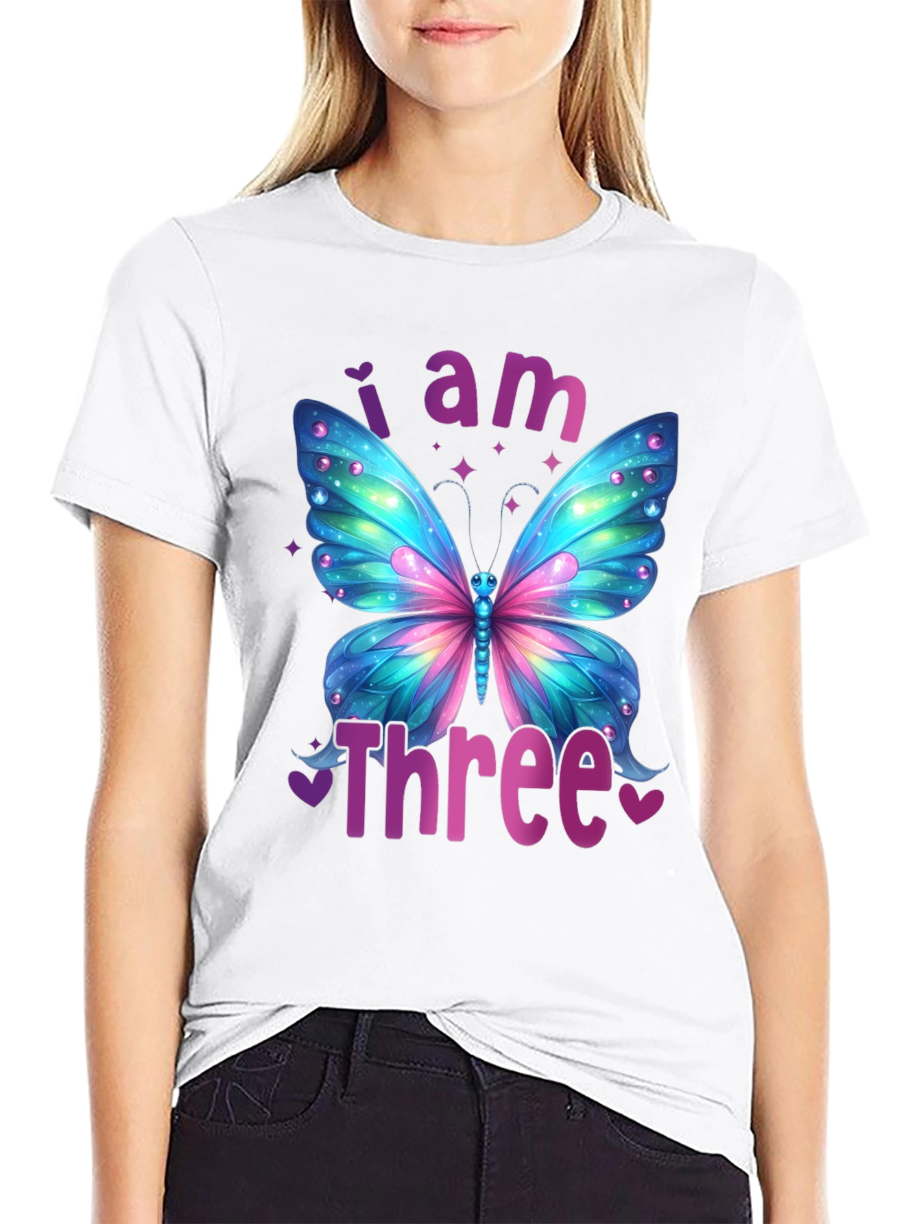 Butterfly 3rd Birthday T-Shirt