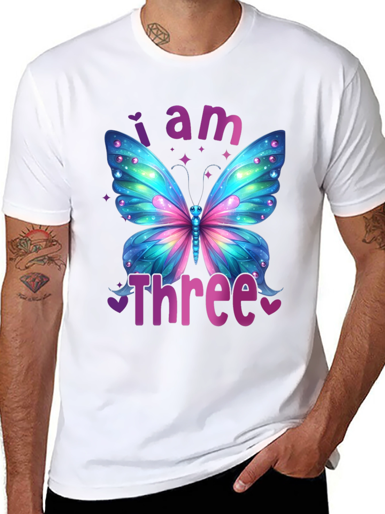 Butterfly 3rd Birthday T-Shirt