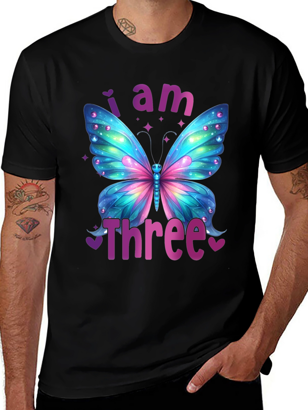 Butterfly 3rd Birthday T-Shirt