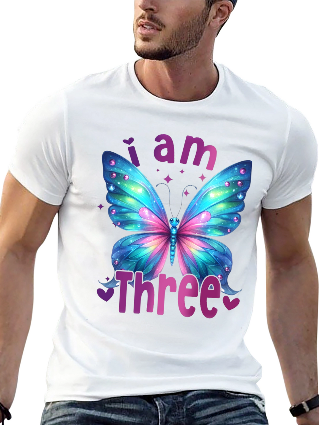 Butterfly 3rd Birthday T-Shirt