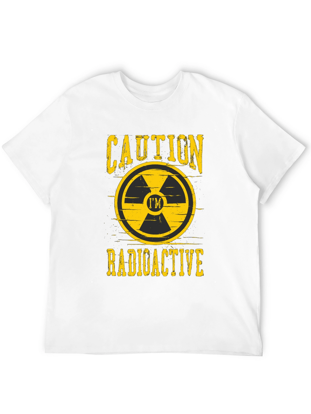 Caution Radioactive T-Shirt Funny Warning Tee