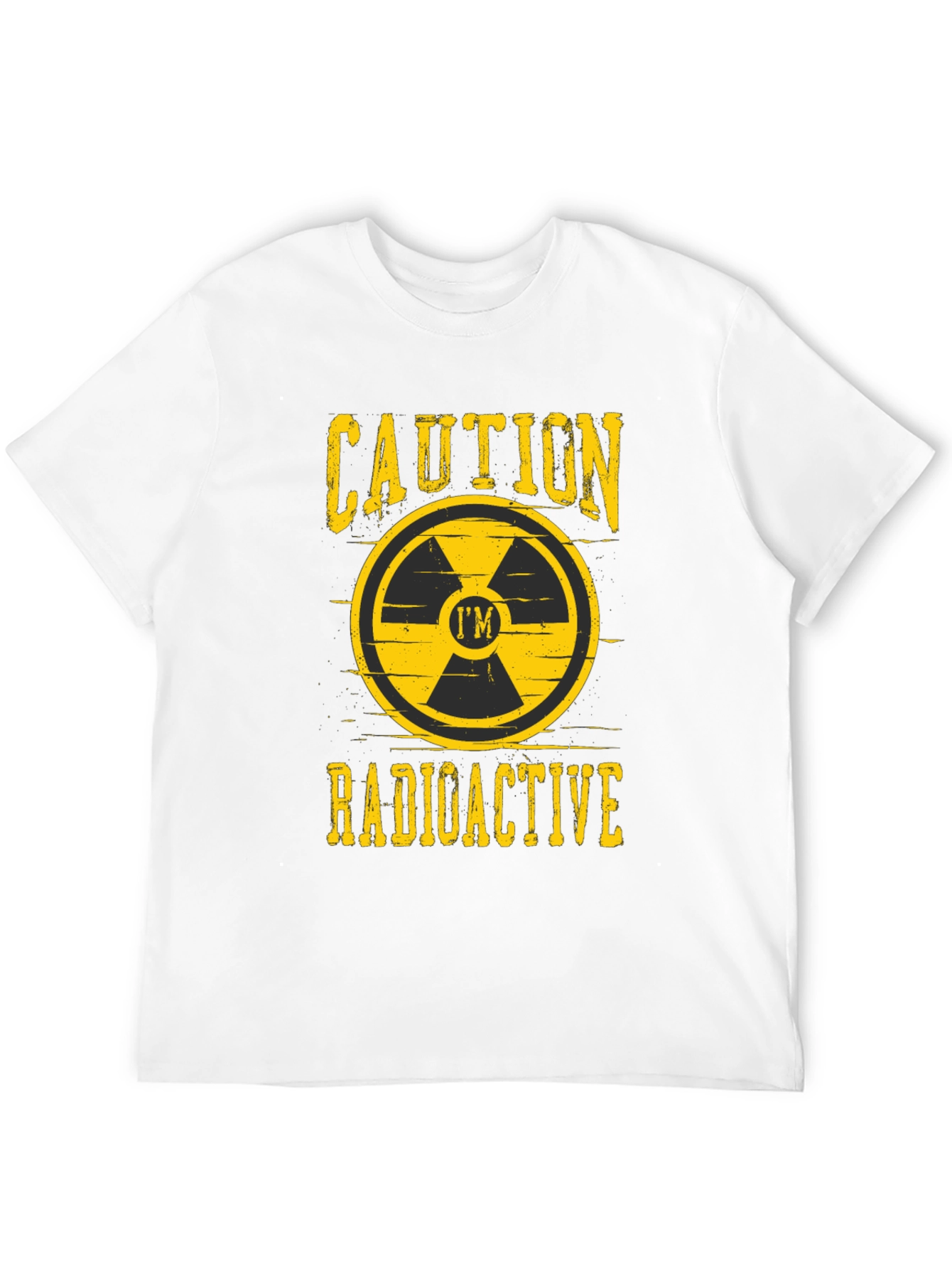 Caution Radioactive T-Shirt Funny Warning Tee