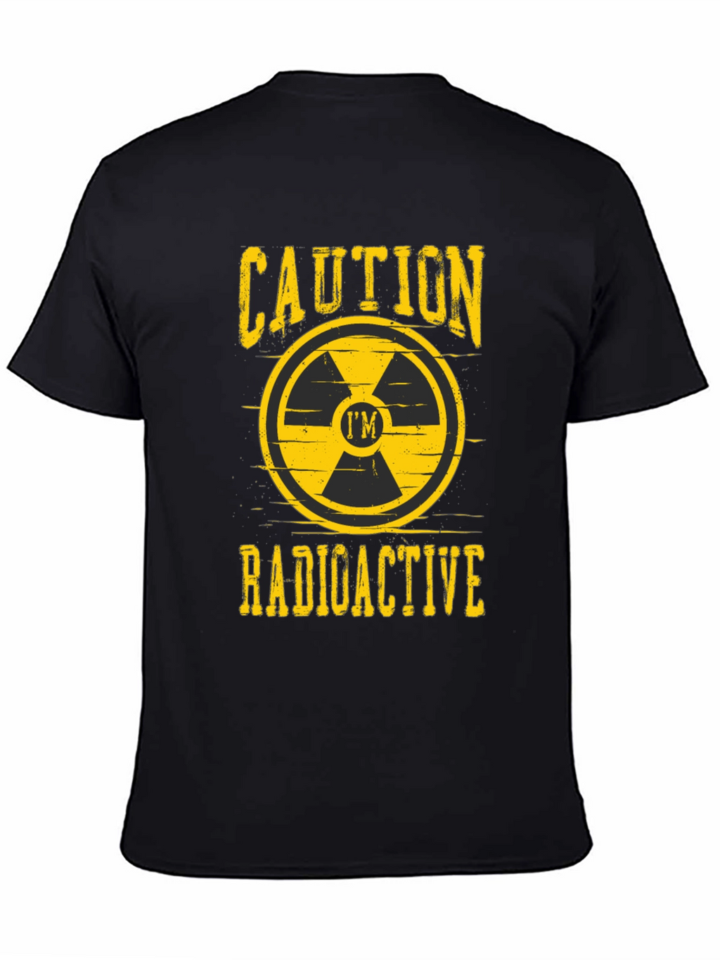 Caution Radioactive T-Shirt Funny Warning Tee