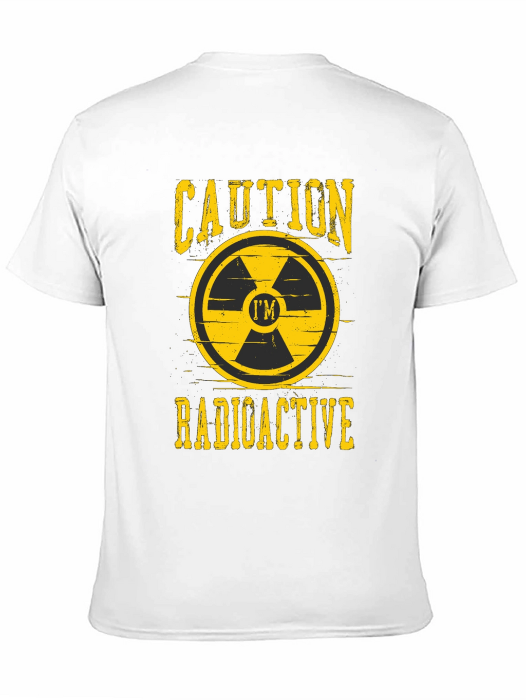 Caution Radioactive T-Shirt Funny Warning Tee