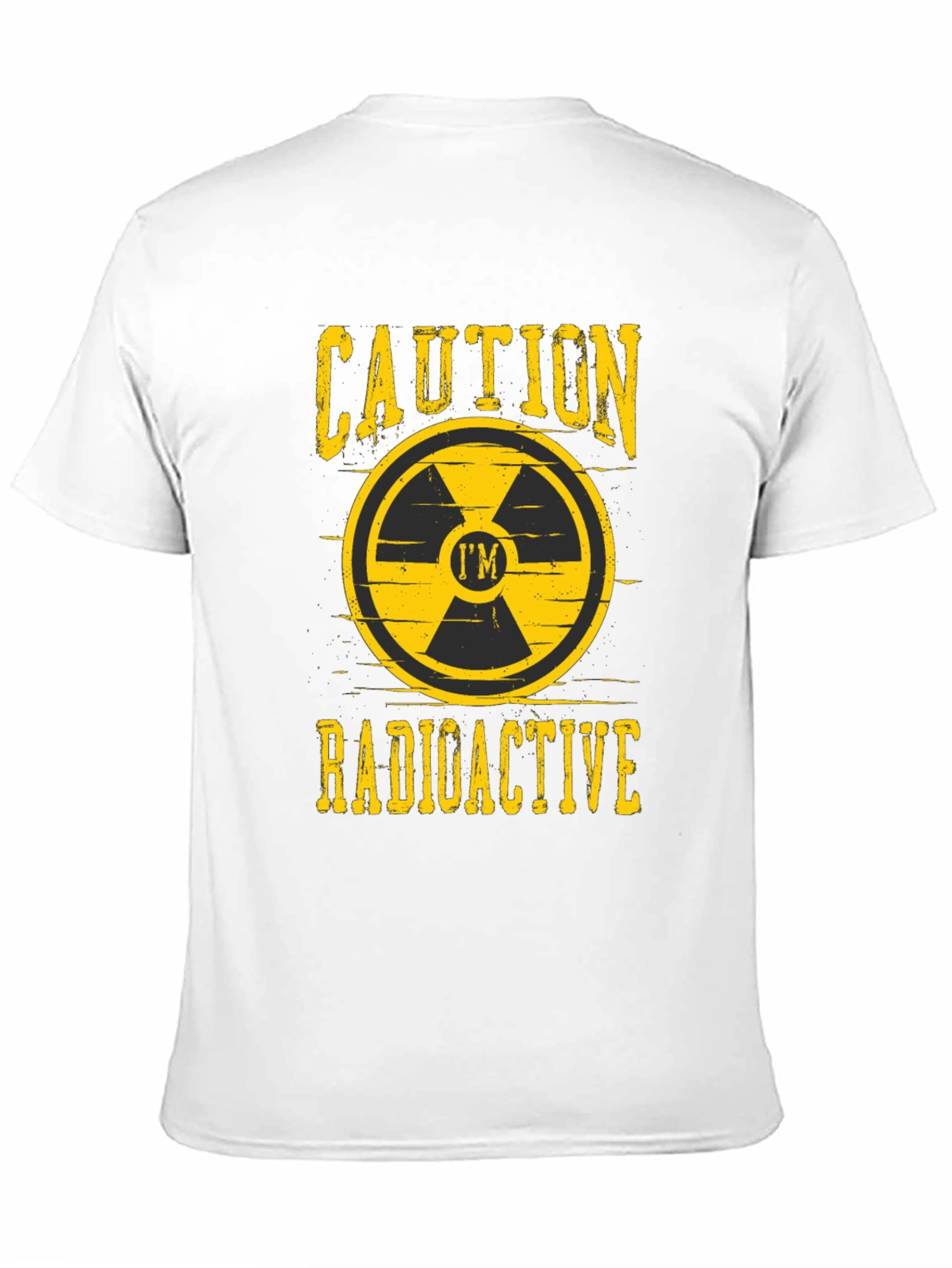 Caution Radioactive T-Shirt Funny Warning Tee