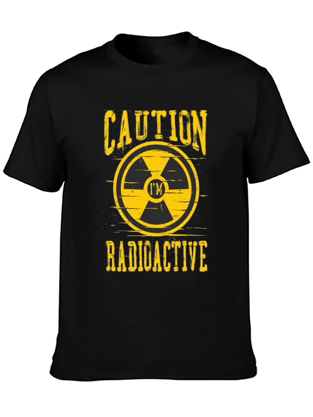 Caution Radioactive T-Shirt Funny Warning Tee
