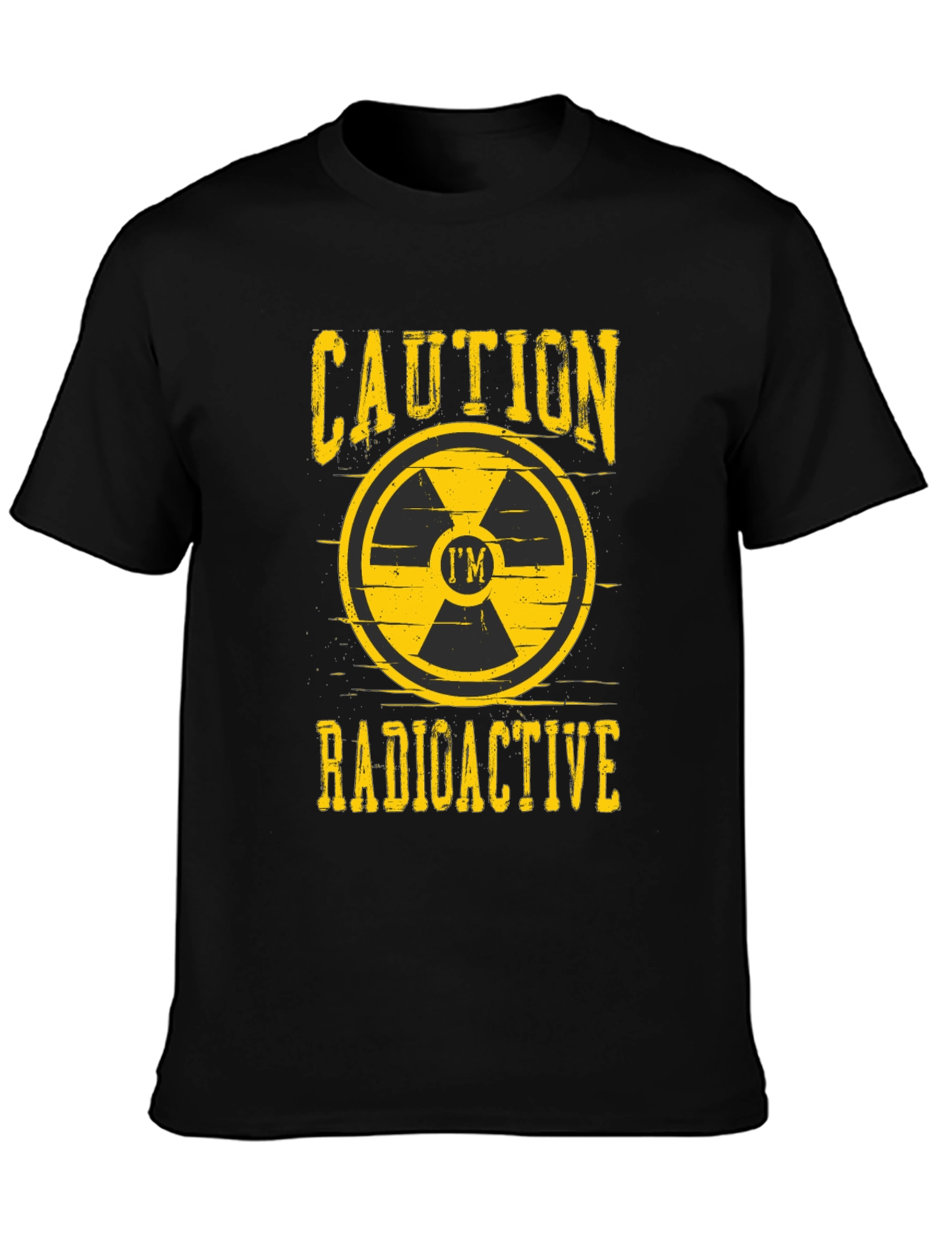 Caution Radioactive T-Shirt Funny Warning Tee