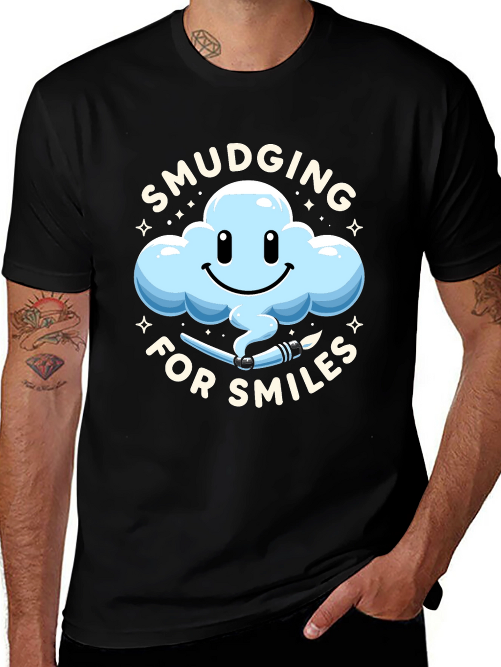 Smudging for Smiles Graphic T-Shirt