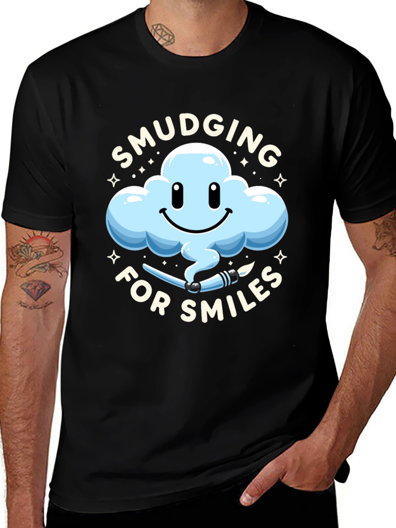 Smudging for Smiles Graphic T-Shirt