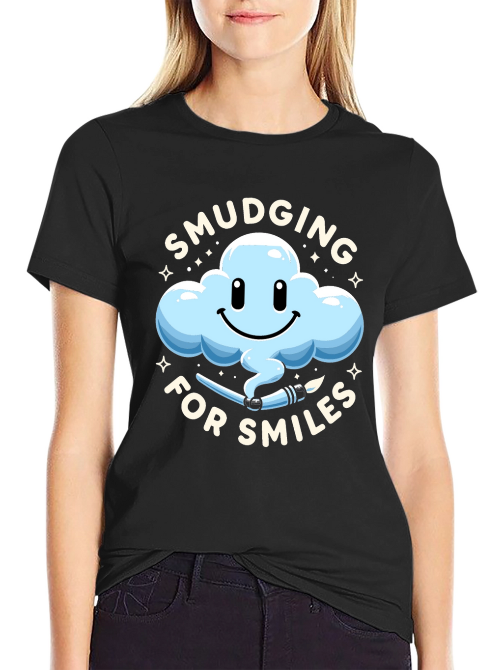 Smudging for Smiles Graphic T-Shirt