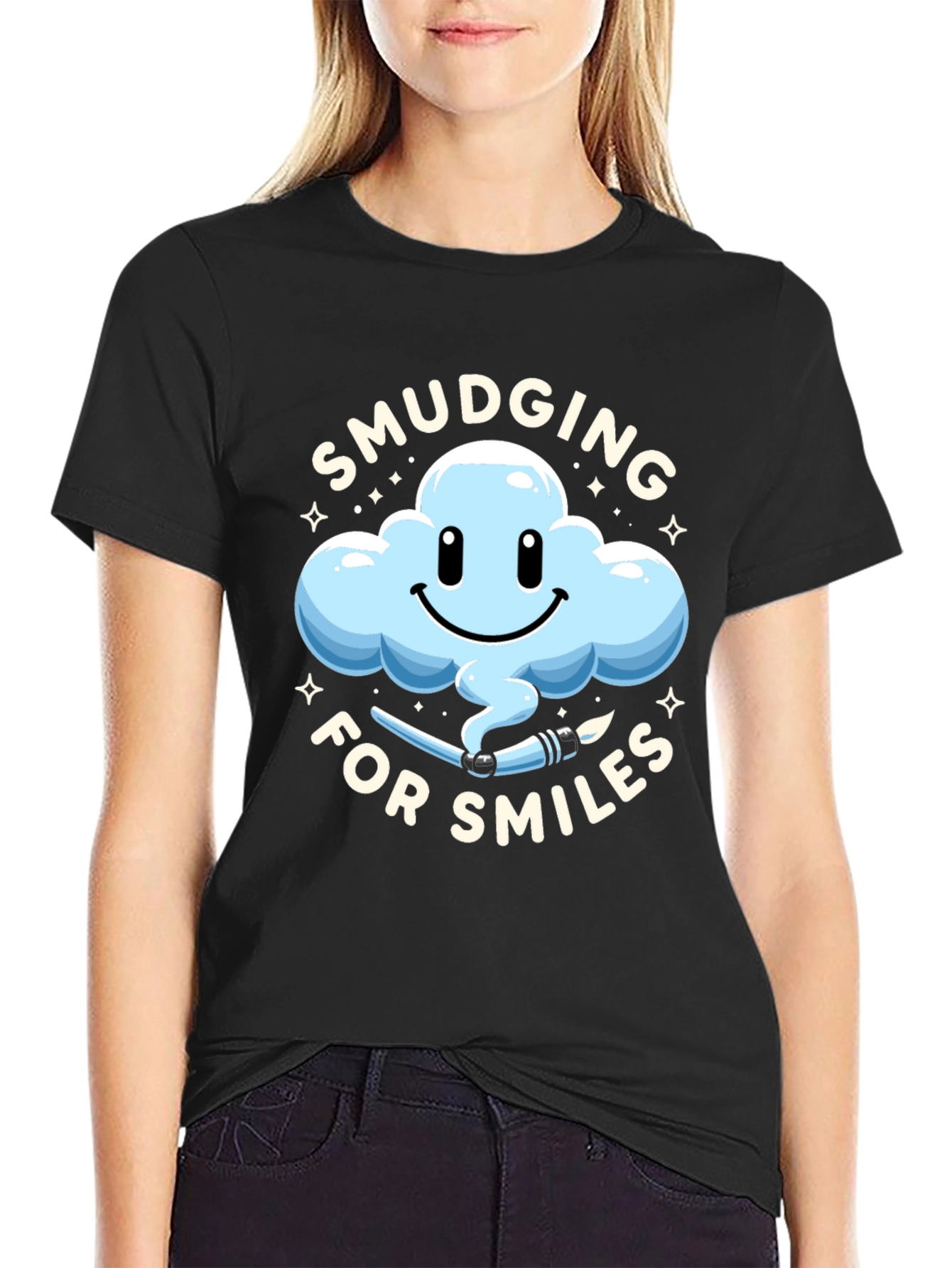 Smudging for Smiles Graphic T-Shirt