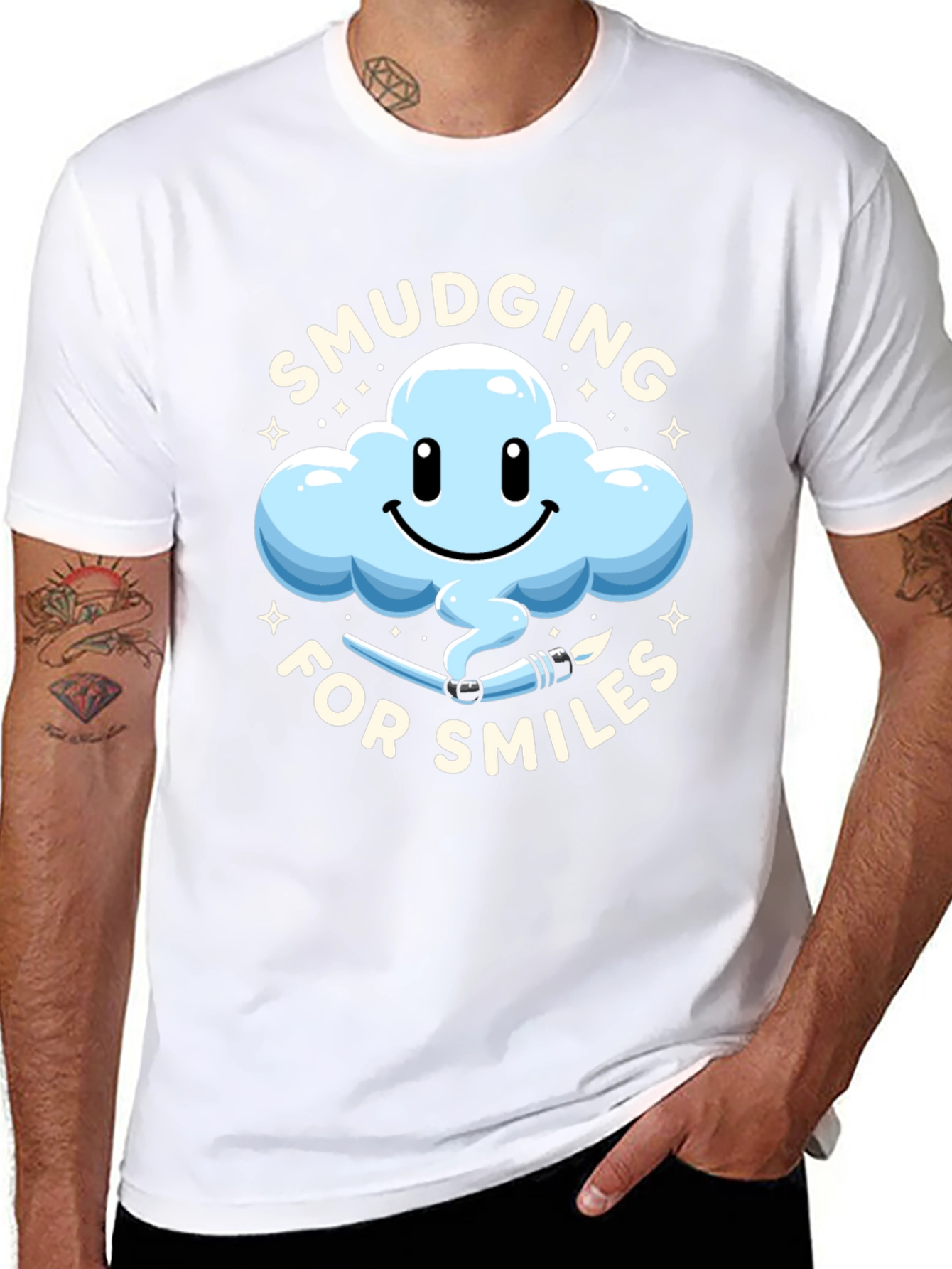 Smudging for Smiles Graphic T-Shirt
