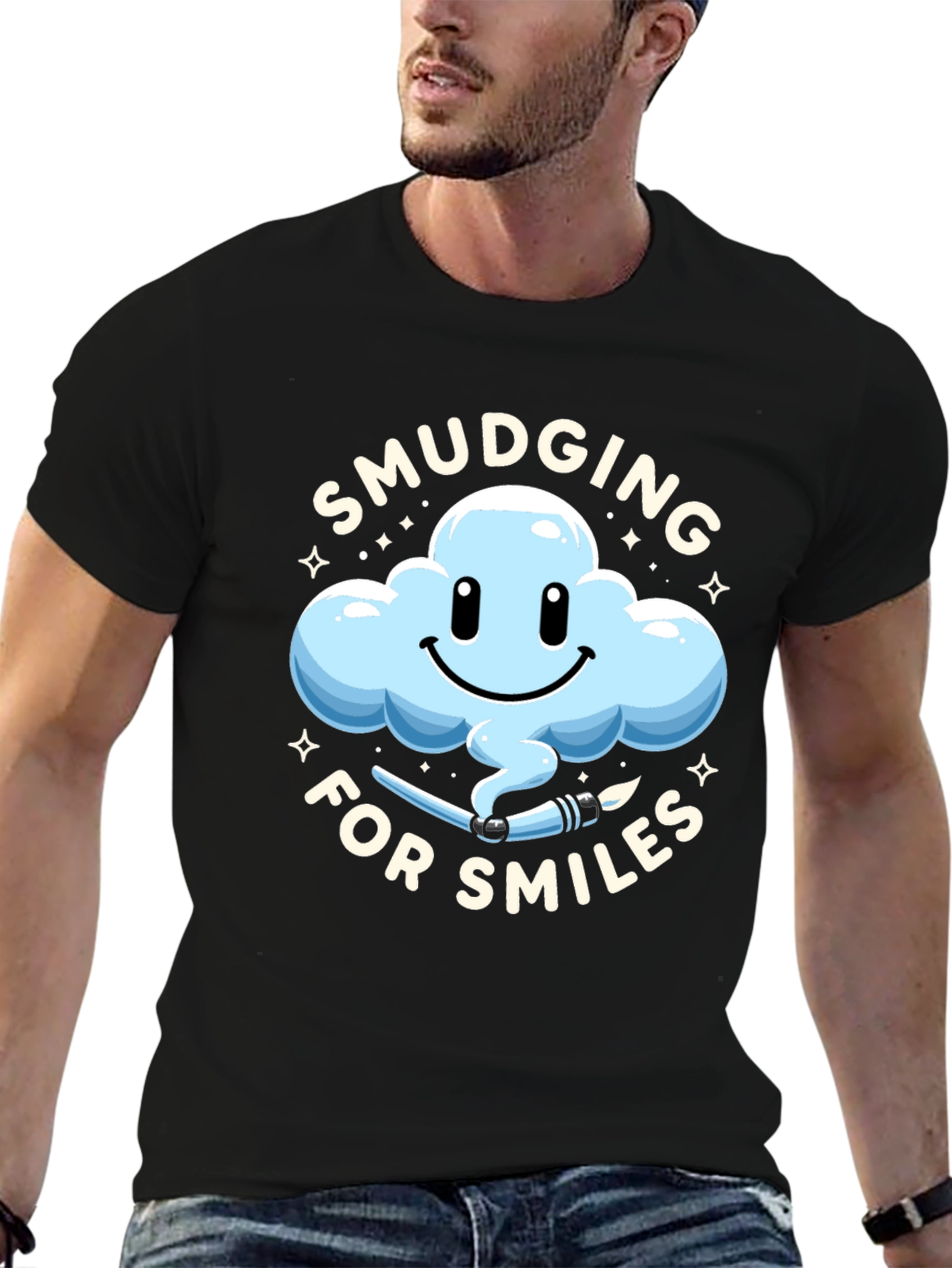 Smudging for Smiles Graphic T-Shirt