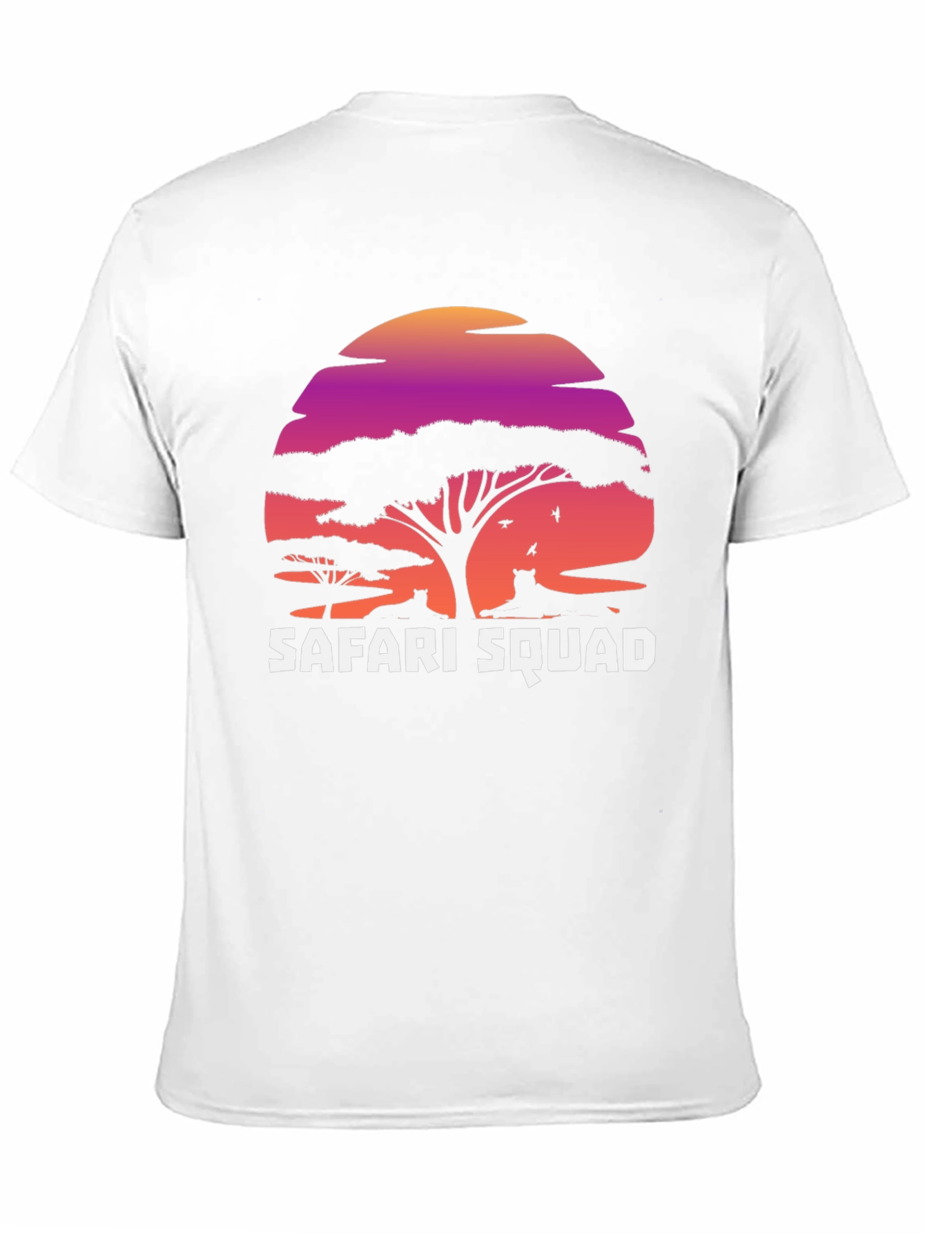 Safari Squad Graphic T-Shirt - Stylish Animal Design