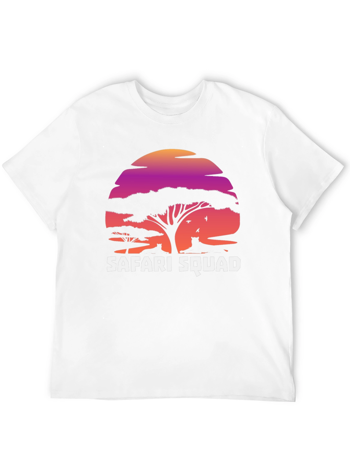 Safari Squad Graphic T-Shirt - Stylish Animal Design