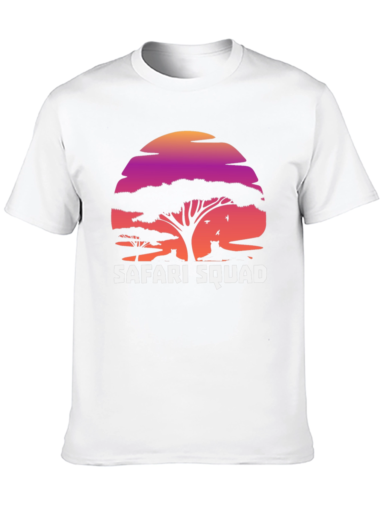 Safari Squad Graphic T-Shirt - Stylish Animal Design