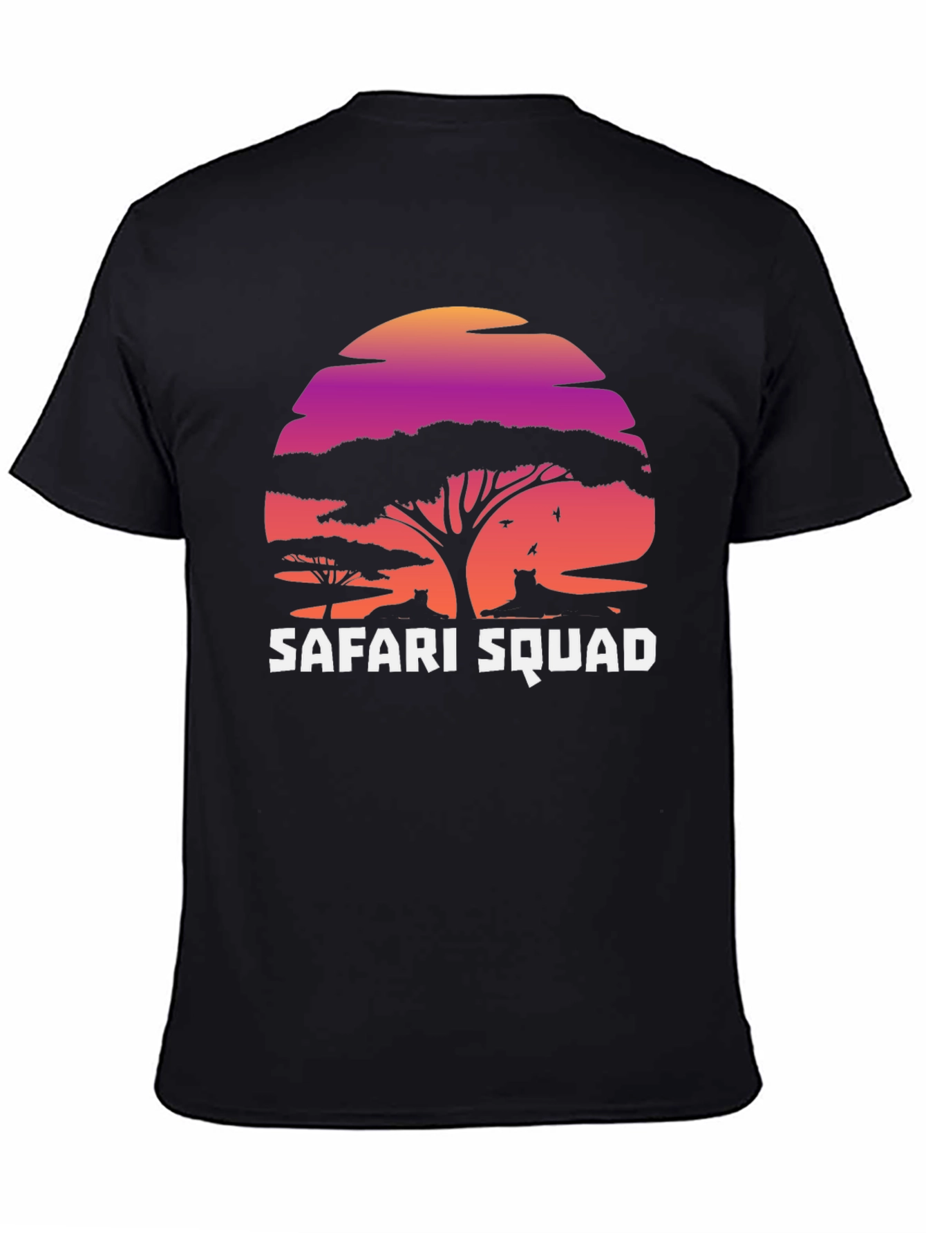 Safari Squad Graphic T-Shirt - Stylish Animal Design