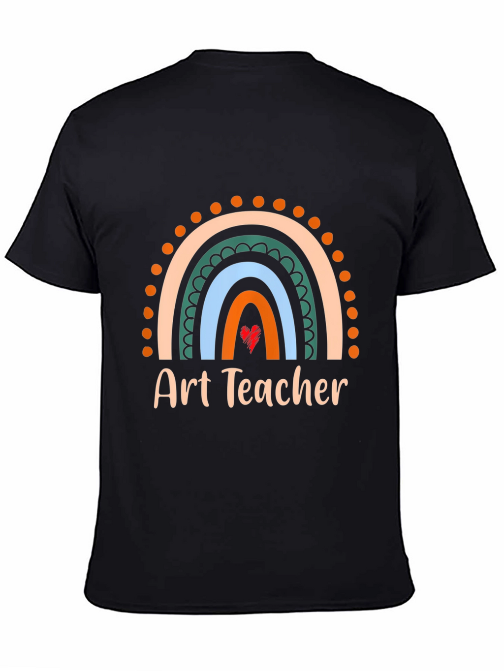 Art Teacher Rainbow Graphic Tee