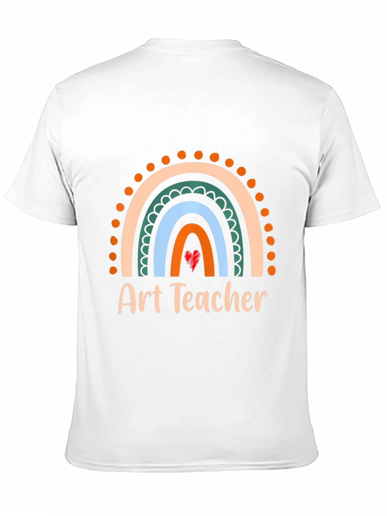 Art Teacher Rainbow Graphic Tee