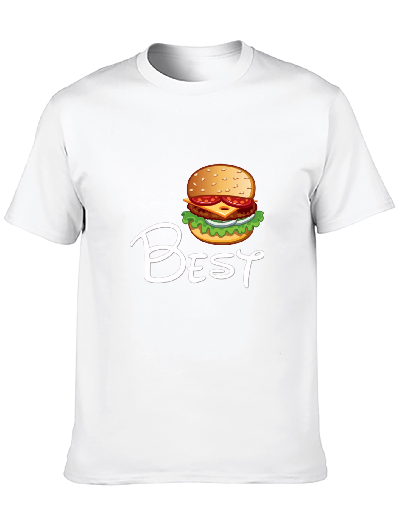 Best Burger Graphic Black T-Shirt - Casual Menswear