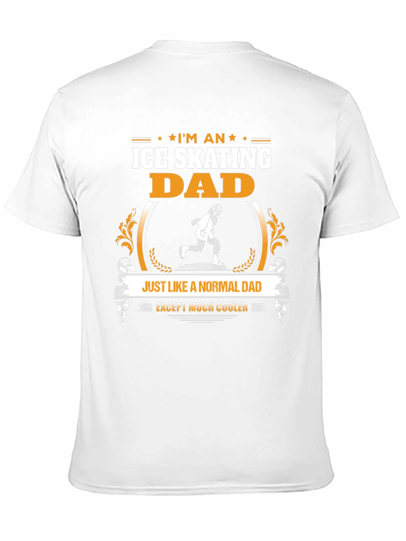 Ice Skating Dad T-Shirt - Cool Fathers Day Gift